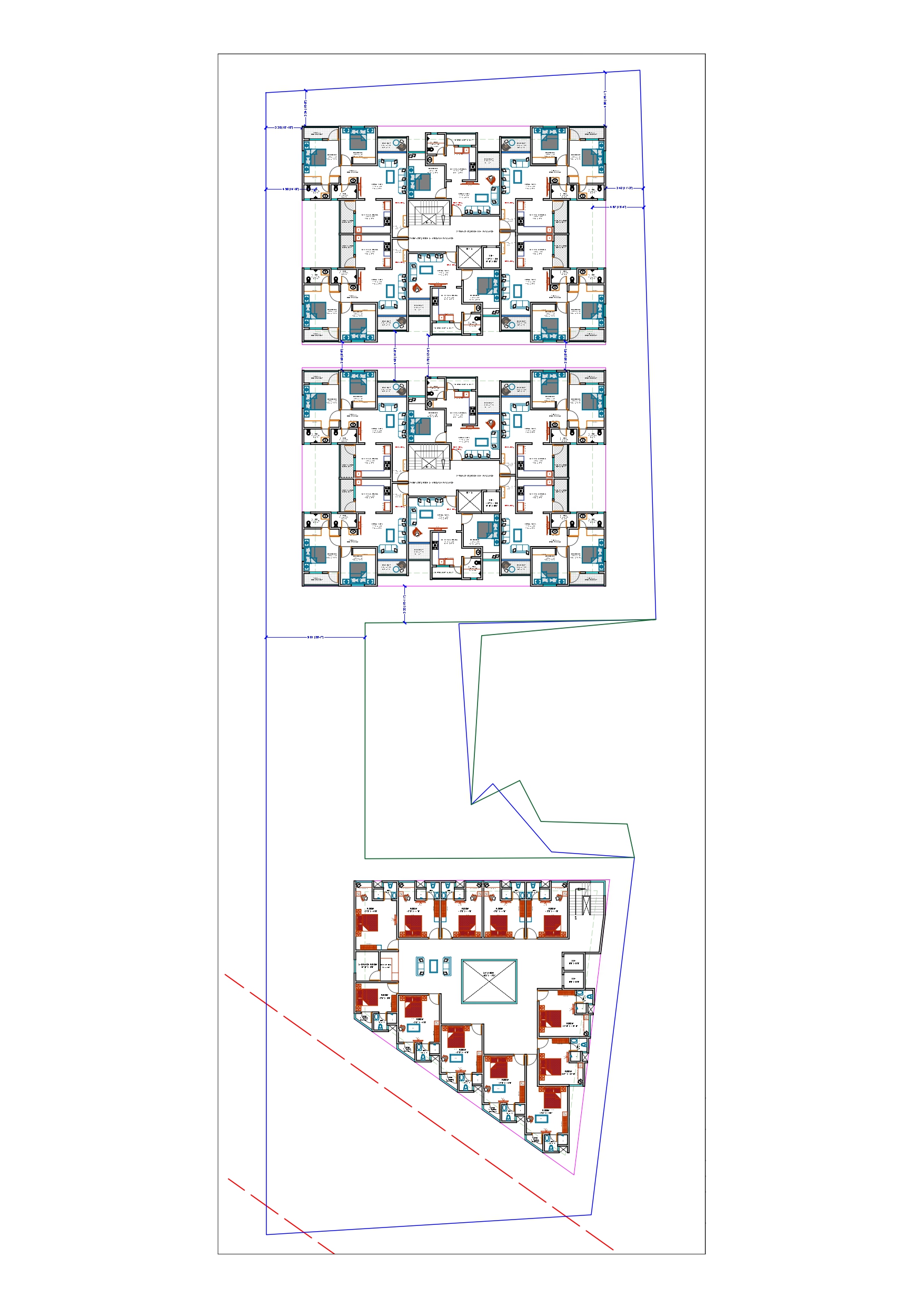 Floor plan of the residency